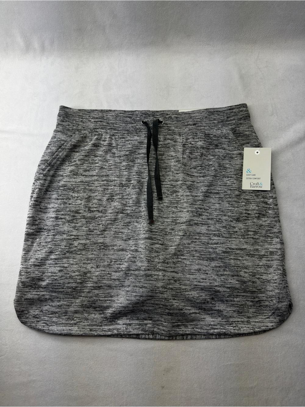 Croft & Barrow Mini Skirt The Extra Soft Skort Small Pull On Cargo Pockets